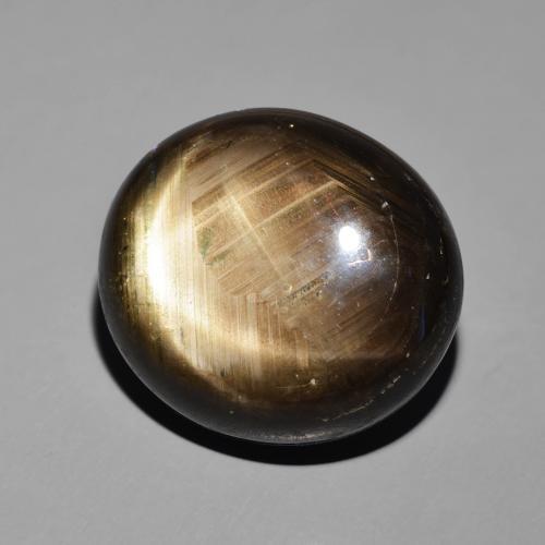Zaffiro stellato Nero naturale da 41.19 ct, Ovale, Opaco