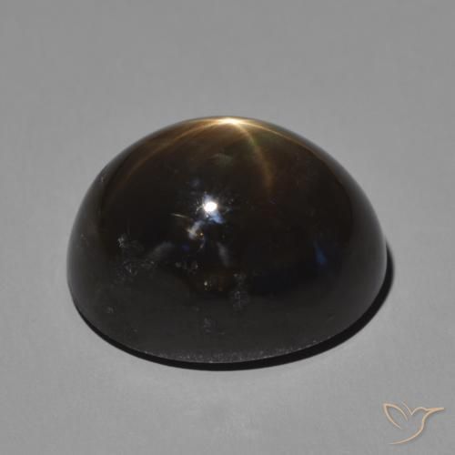 Zaffiro stellato Nero naturale da 20.93 ct, Ovale, Opaco