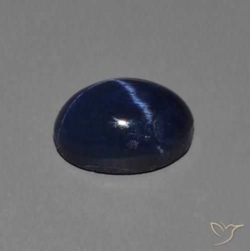 Zaffiro stellato Blu reale naturale da 1.56 ct, Ovale, Opaco