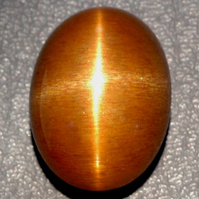 Pietra solare stellare Marrone dorato naturale da 36.54 ct, Taglio ovale, Opaco
