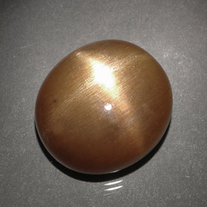 Pietra solare stellare Marrone dorato naturale da 8.90 ct, Taglio ovale, Opaco
