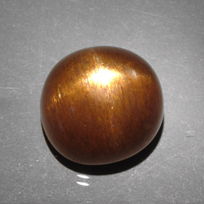 Pietra solare stellare Marrone dorato naturale da 8.95 ct, Taglio ovale, Opaco
