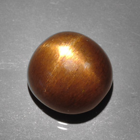 Pietra solare stellare Marrone dorato naturale da 8.95 ct, Taglio ovale, Opaco