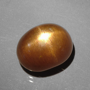 Pietra solare stellare Marrone dorato naturale da 3.93 ct, Taglio ovale, Opaco