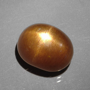 Pietra solare stellare Marrone dorato naturale da 3.93 ct, Taglio ovale, Opaco