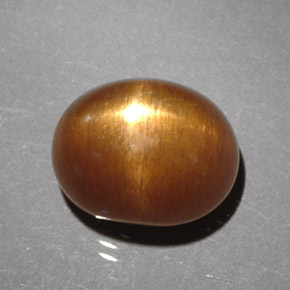 Pietra solare stellare Marrone dorato naturale da 3.93 ct, Taglio ovale, Opaco