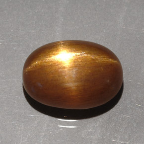 Pietra solare stellare Marrone dorato naturale da 2.97 ct, Taglio ovale, Opaco