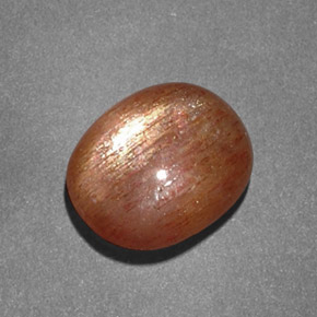 Pietra solare stellare Marrone dorato naturale da 2.11 ct, Taglio ovale, Opaco