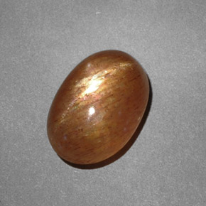Pietra solare stellare Marrone dorato naturale da 2.23 ct, Taglio ovale, Opaco