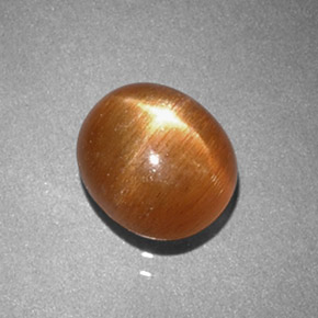 Pietra solare stellare Marrone dorato naturale da 1.38 ct, Taglio ovale, Opaco