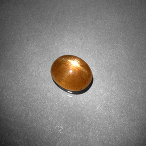 Pietra solare stellare Marrone dorato naturale da 1.17 ct, Taglio ovale, Opaco