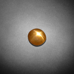 Pietra solare stellare Marrone dorato naturale da 0.85 ct, Taglio ovale, Opaco