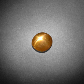 Pietra solare stellare Marrone dorato naturale da 0.85 ct, Taglio ovale, Opaco