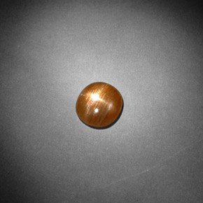 Pietra solare stellare Marrone dorato naturale da 0.85 ct, Taglio ovale, Opaco