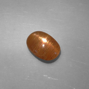 Pietra solare stellare Marrone dorato naturale da 1.48 ct, Taglio ovale, Opaco