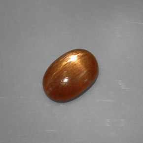 Pietra solare stellare Marrone dorato naturale da 1.60 ct, Taglio ovale, Opaco