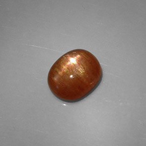 Pietra solare stellare Marrone dorato naturale da 1.75 ct, Taglio ovale, Opaco