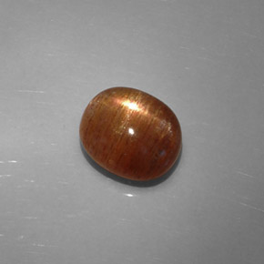 Pietra solare stellare Marrone dorato naturale da 2.20 ct, Taglio ovale, Opaco