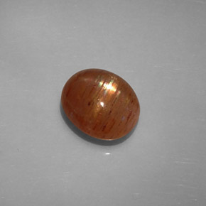 Pietra solare stellare Marrone dorato naturale da 2.22 ct, Taglio ovale, Opaco