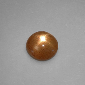 Pietra del sole stellata naturale marrone da 0,84 ct, trasparente, trasparente/traslucido
