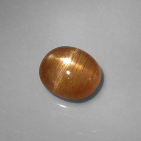 Pietra solare stellare Marrone dorato naturale da 1.80 ct, Taglio ovale, Opaco
