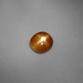 Pietra solare stellare Marrone dorato naturale da 1.37 ct, Taglio ovale, Opaco