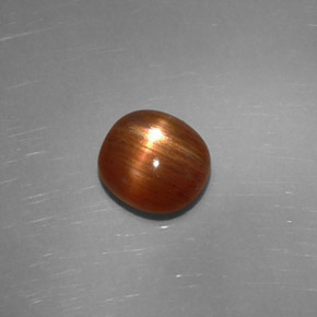 Pietra solare stellare Marrone dorato naturale da 1.55 ct, Taglio ovale, Opaco