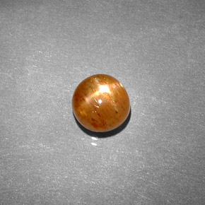 Pietra solare stellare Marrone dorato naturale da 1.30 ct, Taglio ovale, Opaco