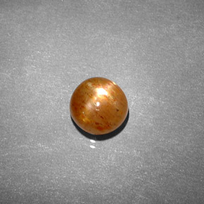Pietra solare stellare Marrone dorato naturale da 1.30 ct, Taglio ovale, Opaco