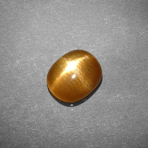 Pietra solare stellare Marrone dorato naturale da 0.94 ct, Taglio ovale, Opaco