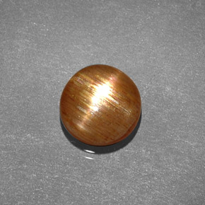 Pietra solare stellare Marrone dorato naturale da 1.35 ct, Taglio ovale, Opaco