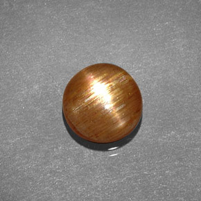 Pietra solare stellare Marrone dorato naturale da 1.35 ct, Taglio ovale, Opaco