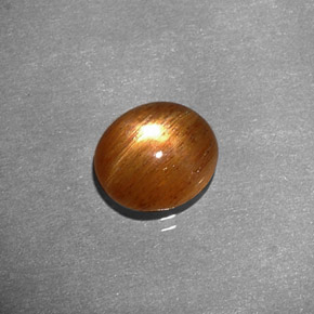 Pietra solare stellare Marrone dorato naturale da 1.34 ct, Taglio ovale, Opaco