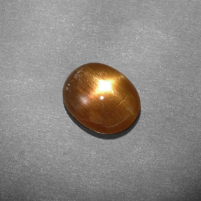 Pietra solare stellare Marrone dorato naturale da 1.13 ct, Taglio ovale, Opaco