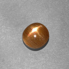 Pietra solare stellare Marrone dorato naturale da 0.65 ct, Taglio ovale, Opaco