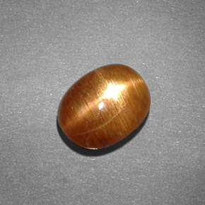 Pietra solare stellare Marrone dorato naturale da 1.34 ct, Taglio ovale, IF