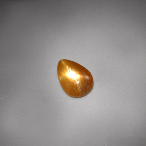 Pietra solare stellare Marrone dorato naturale da 1.37 ct, Forma a pera, Opaco