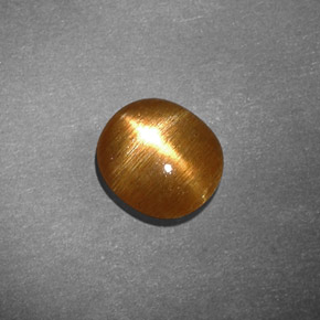 Pietra solare stellare Marrone dorato naturale da 0.87 ct, Taglio ovale, Opaco