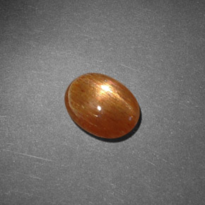 Pietra solare stellare Marrone dorato naturale da 1.03 ct, Taglio ovale, Opaco
