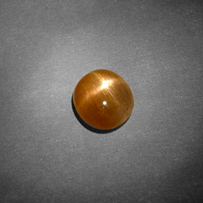 Pietra solare stellare Marrone dorato naturale da 1.17 ct, Taglio ovale, Opaco