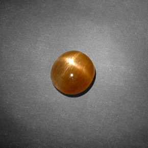 Pietra solare stellare Marrone dorato naturale da 1.17 ct, Taglio ovale, Opaco