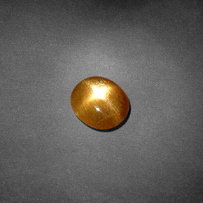 Pietra solare stellare Marrone dorato naturale da 0.77 ct, Taglio ovale, Opaco