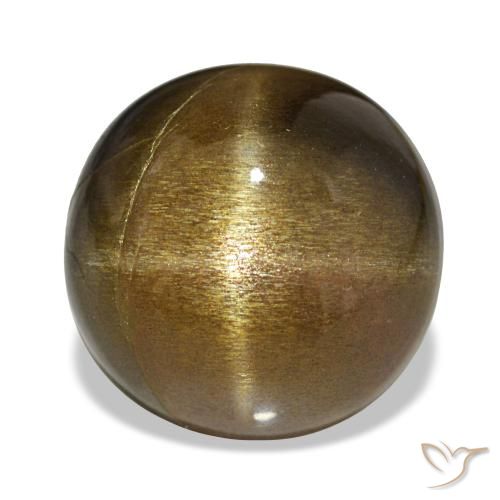 Pietra solare stellare Marrone dorato naturale da 11.00 ct, Taglio ovale, Opaco