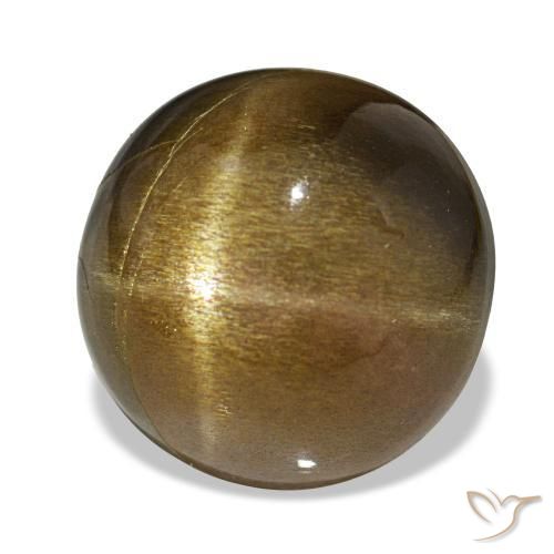 Pietra solare stellare Marrone dorato naturale da 11.00 ct, Taglio ovale, Opaco