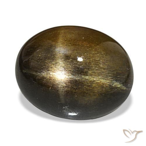 Pietra solare stellare Medium Light-Brown naturale da 17.63 ct, Taglio ovale, Opaco