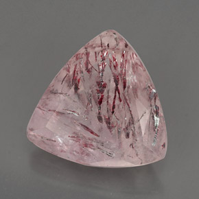 Quarzo fragola naturale rosa da 5,30 ct, trasparente, trasparente/traslucido