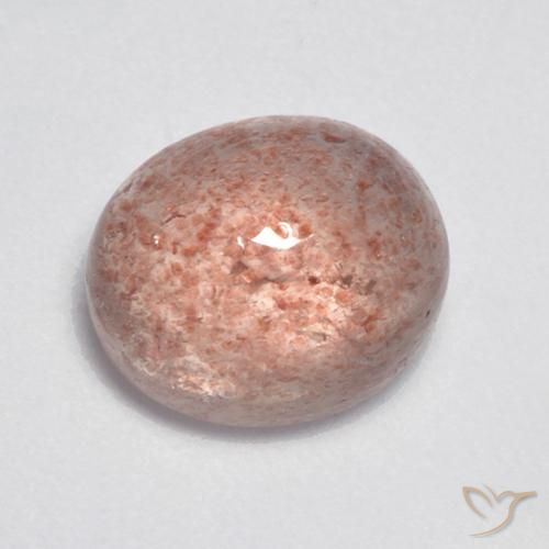 4.29ct Naturale Rosa terroso Quarzo Fragola, Ovale, Traslucido