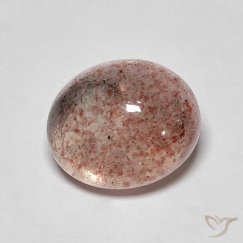 4.37ct Naturale Rosa chiaro Quarzo Fragola, Ovale, Traslucido