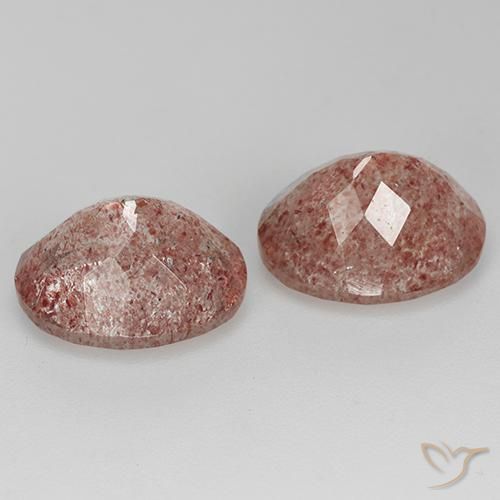 Gemme di Quarzo fragola Rosa medio naturale da 7.24 ct, Ovale, Trasparente