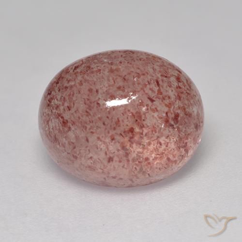 5.29ct Naturale Rosa rosa Quarzo fragola, Ovale, Traslucido